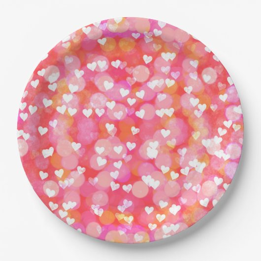 ハート ペーパープレート (正面)
