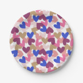 ハート ペーパープレート (正面)