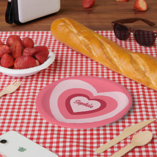 ハート ペーパープレート