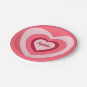 ハート ペーパープレート (アングル)