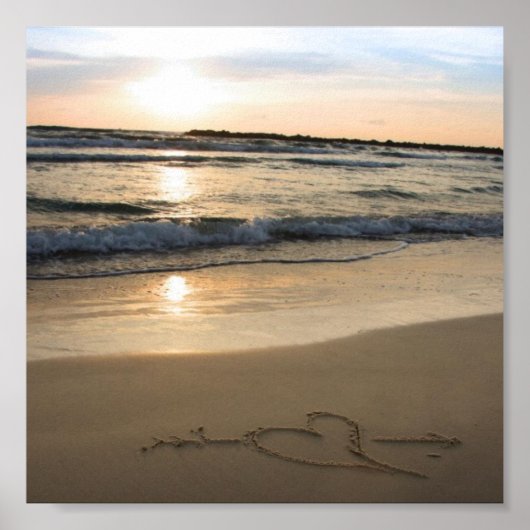 ハート ポスター (正面)