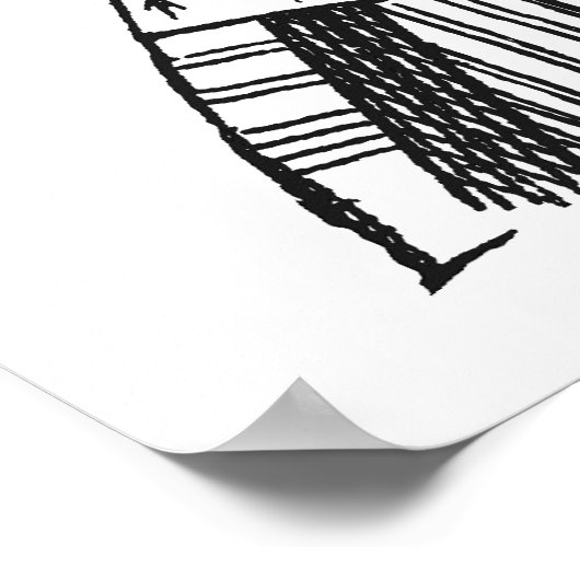 ハート ポスター (角)