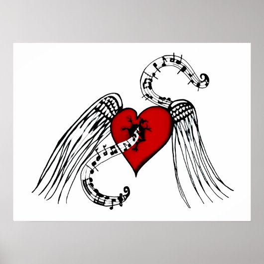 ハート ポスター (正面)