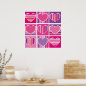 ハート ポスター (キッチン)