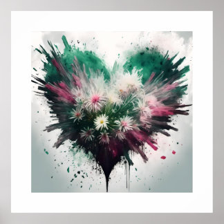 ハート ポスター