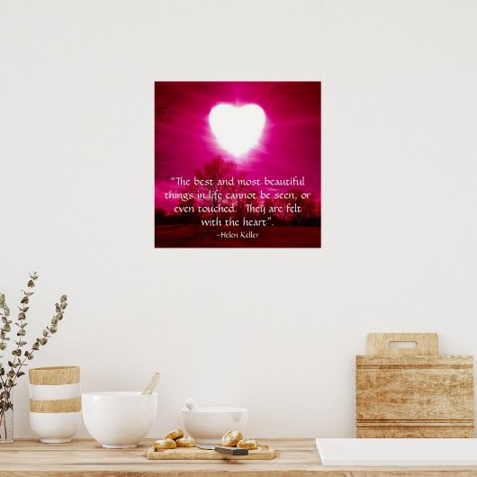 ハート ポスター (キッチン)