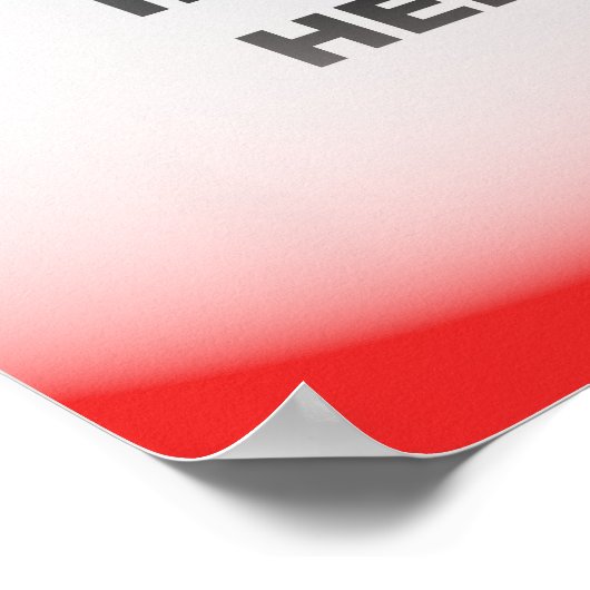 ハート ポスター (角)