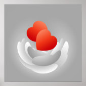 ハート ポスター (正面)