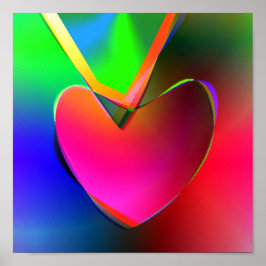 ハート ポスター