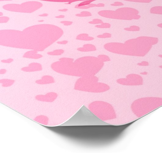 ハート ポスター (角)