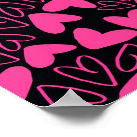 ハート ポスター (角)