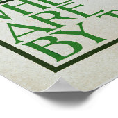 ハート ポスター (角)