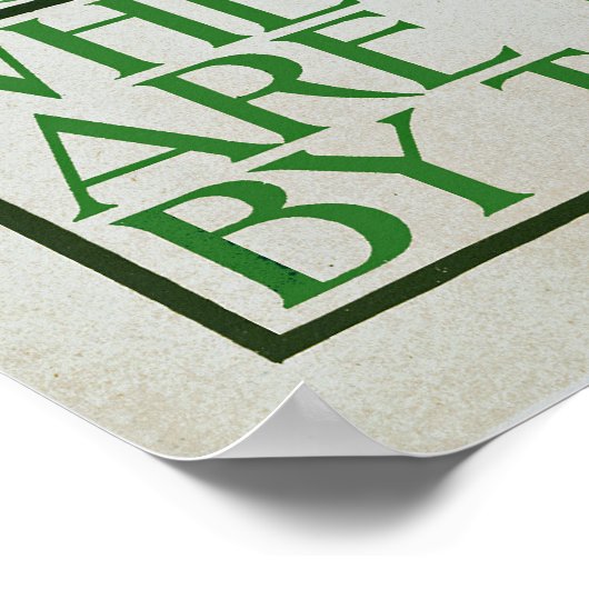 ハート ポスター (角)