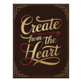 ハート ポスター (正面)