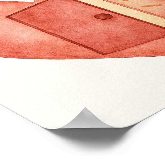 ハート ポスター (角)