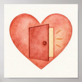 ハート ポスター (正面)