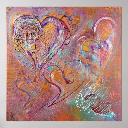 ハート ポスター (正面)