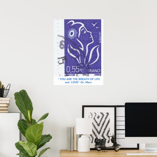 ハート ポスター (ホームオフィス)