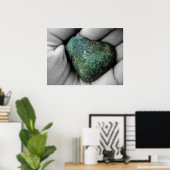 ハート ポスター (ホームオフィス)