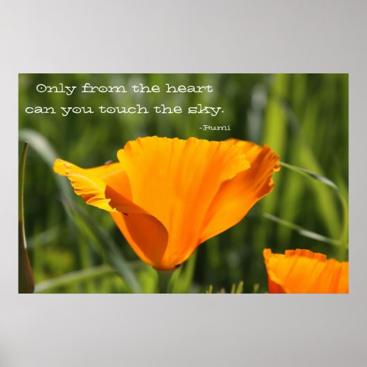 ハート ポスター (正面)