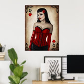 ハート ポスター (ホームオフィス)