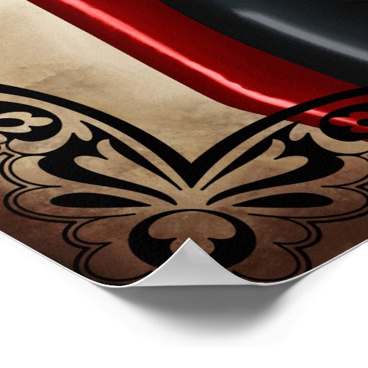 ハート ポスター (角)