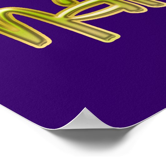 ハート ポスター (角)