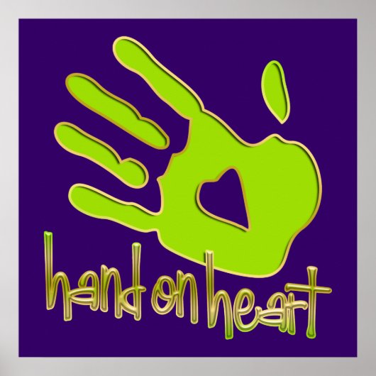 ハート ポスター (正面)