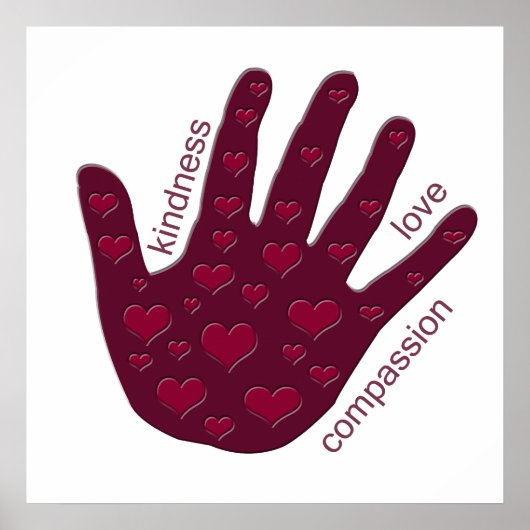 ハート ポスター (正面)