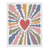ハート ポスター (正面)