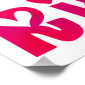 ハート ポスター (角)