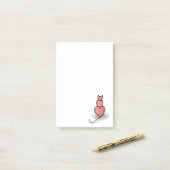 ハート ポストイット (デスク上)