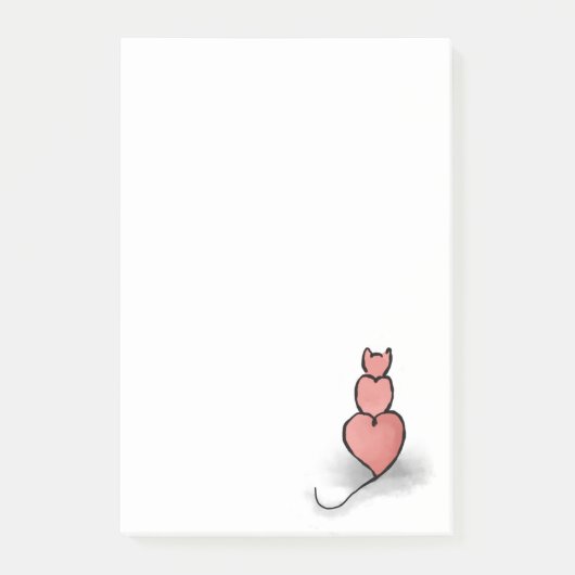 ハート ポストイット (正面)