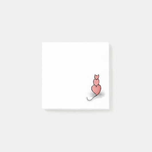 ハート ポストイット (正面)