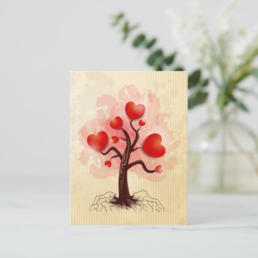 ハート ポストカード (スタンド正面)