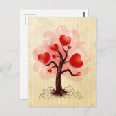 ハート ポストカード (正面/裏面)