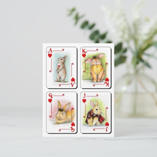 ハート ポストカード (スタンド正面)