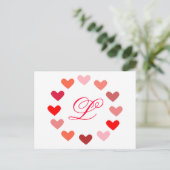 ハート ポストカード (スタンド正面)