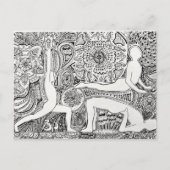 ハート ポストカード (正面)