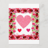 ハート ポストカード (正面)