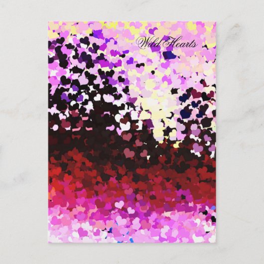 ハート ポストカード (正面)