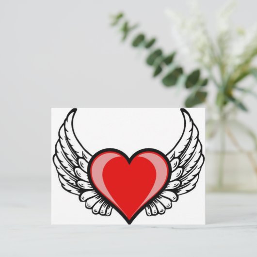 ハート ポストカード (スタンド正面)