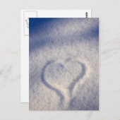 ハート ポストカード (正面/裏面)