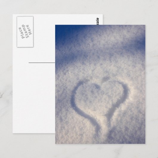 ハート ポストカード (正面/裏面)
