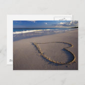 ハート ポストカード (正面/裏面)