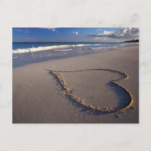 ハート ポストカード (正面)