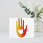 ハート ポストカード (スタンド正面)