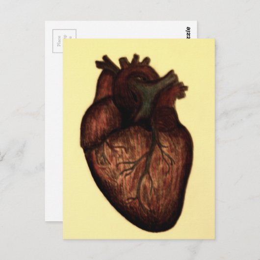 ハート ポストカード (正面/裏面)