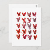 ハート ポストカード (正面/裏面)