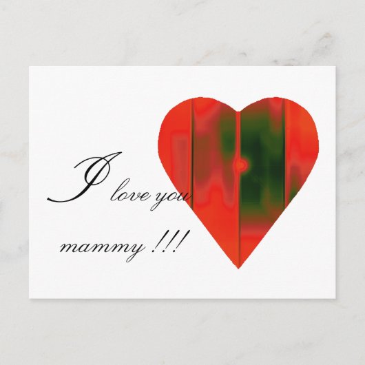 ハート ポストカード (正面)